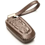 Vitodeco Superior Leather Key Fob Case for 2020 - 2025 Lincoln (5-Button)