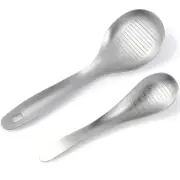 2 Pcs Stainless Steel Grater Grinders Garlic Crushers Garlic Gingers Graters