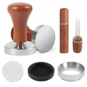 51mm Espresso Accessories Kit,Wdt Tool Espresso,Solid Espresso Tamper,Coffee ...