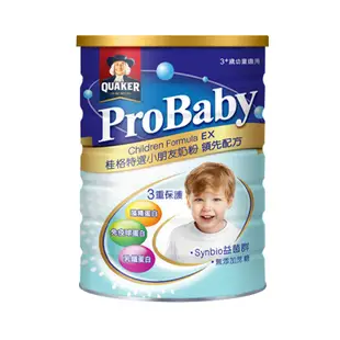 桂格 ProBaby EX桂格特選小朋友奶粉領先配方1500g( 罐箱購) 可愛婦嬰