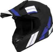 Vito Tivoli, motocross helmet , color: Matt Black/Blue/White , size: M
