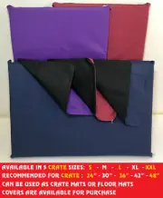 Dog Pet Mattress Bed Foam Insert Durable Waterproof Canvas Cover 5 CRATE Sizes