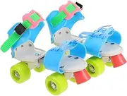 FOYTOKI 1 Pair Ice Skates Roller Skate for Outdoor Double Row Roller Skate Adjustable Roller Skate Beginner Roller Skate Roller Skates for Skating Accessory Training Skate Shoe