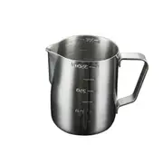 350ML Milk Coffee Pitcher Latte Espresso Frothing Scale Jug Pot Tank Stainless Steel