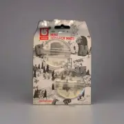 BURTON Mini Scraper Mats Snowboard Stomp Pad Clear- Two 2” Disks