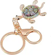 [COLLBATH] Keychain Rhinestone Turtle Pendant Turtle Keychain Charms Turtle Charms Bag Pendant Keychain Backpack Car Keychain Turtle Keychain Pendant Hanging Turtle Ornaments