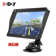 XGODY 9" Inch Touchscreen 8GB Car GPS Navigation HD Navigator MP3 Player FM POIs