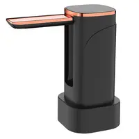 在飛比找PChome商店街優惠-【黑色】摺疊型抽水器 自動抽水器 桶裝水抽水機 USB充電式