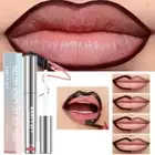 Waterproof Lip Stain Tint Tattoo Peel Off Gloss Matte Long Lasting Brown Liner