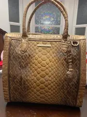 NEW BRAHMIN Caroline, Macchiato Mansouri, leather