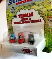 Miniature Thomas James & Troublesome Trucks #4030 3 Trains TTTE Ertl Diecast NOS
