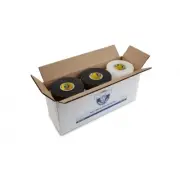 Bulk Hockey Tape - 12 Rolls of Black (6) and Clear (6) Howies Hockey Tape