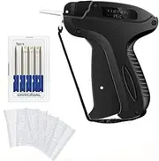 lnkey Tag Gun, Clothes Label Tagging Gun + 5 Replacement Needle +1500 Tags Barbs 50mm Price Labels Tags for Clothes Socks Hat Fashion Store