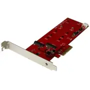 StarTech M.2 to PCI Express Adapter TAA Compliant 2 Total SATA Port(s)