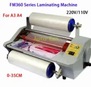 Hot Roll A3+ Laminator Brand New FM360J 360T 360S Laminating Machine 110V/220V