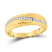 1/6CTW-Diamond FASHION MENS BAND
