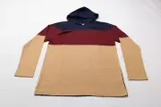 The Children’s Place Boy's L/S Colorblock Hooded Top AK1 Chipmunk Size XL NWT