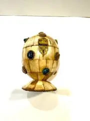 Bone Inlay Trinket Box From India