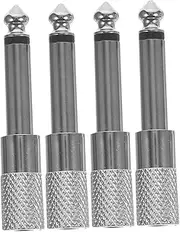 LOPUNER 4pcs Stereo Headphone Adapter Male to Female Audio Jack Adapters for Headphones Mixers Amplifiers Versatile and Easy Plugging for Use