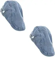 [VALICLUD] Vintage Cowboy Hat Hats Newsboy Cap Costume Hat Vintage Hat Beret Cap Jeans Hat Flat Hat Newsboy Hat Beret Hat Newsboy Flat Cap Flat Caps Sky-Blue Denim