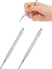 MOPZIJA 2 x Acupressure Pen Meridian Pen Stainless Steel Acupressure Rod Ball Diameter 2.5 mm Diameter 4.5 mm Acupuncture Sticks for Acupressure, Acupressure Pen, Acupuncture Pen, Physiotherapy Gifts