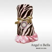 在飛比找momo購物網優惠-【Angel n Bella】頂級花苞攜帶毯 禮盒裝(粉紅斑
