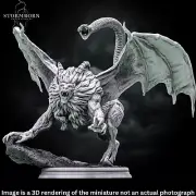 Chimera Miniature For Dungeons And Dragons Pathfinder And Tabletop RPGs