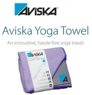 Aviska Anchor-Fit Yoga Towel Cornerless Design Quick Dry Ab Pilate Mat Lilac (C)