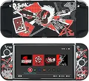 YOCORE Cute Slim Switch OLED Protective Case Cover | Dockable Protective Case Compatible with Switch OLED,Anti-Scratch and Shock-Absorption Design Cover Skin -P5