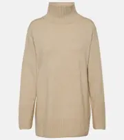 [Vince] Vince Wool and cashmere turtleneck sweater AU 12 beige