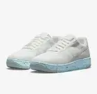 Nike Air Force 1 Crater Flyknit Size 7 Womens White Platinum AF1 DC7273 100