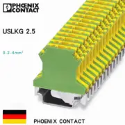 50pcs Phoenix Grounding Terminal USLKG2.5-0441025 Yellow-green Terminal Block