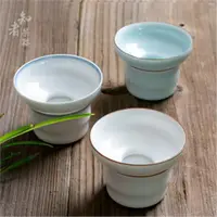 在飛比找ETMall東森購物網優惠-高白青花瓷陶瓷茶濾