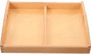 BIUDECO Beech Pallet Teaching Wooden Trays for Boys and Storage Classroom Baskets Sensory Activities