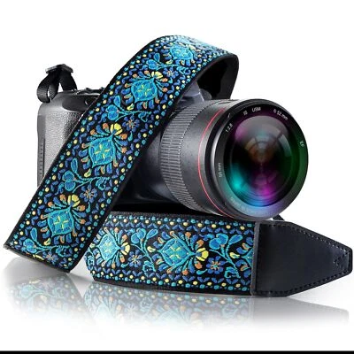 Art Tribute Camera Strap For Photographers Padded Universal Fit Neck Shoulder...