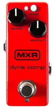 MXR M291 Dyna Comp Mini Compressor Pedal Guitar or Bass Effect Pedal - New