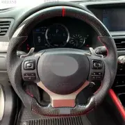 Real Carbon Fiber Sport Steering Wheel For 2013+ Lexus IS ISF NX RC RCF GSF
