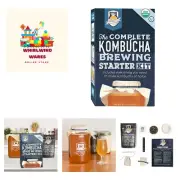The Complete Kombucha Brewing Starter Kit | USDA Certified Organic Kit The Co...