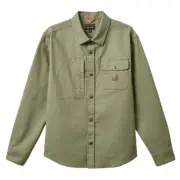 Brixton Builders Overshirt Olive Surplus Button Up Shirt