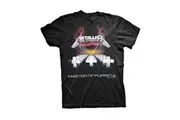 Metallica Unisex Adult Master Of Puppets Back Print T-Shirt (Black) - UTRO531