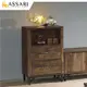 ASSARI-班克工業風2尺展示櫃(寬60x深46x高91cm) (4.1折)