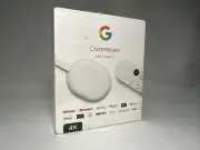 Chromecast with Google TV 4K Streaming w/ Voice Search GA01919-US - NEW SEALED!