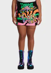 [Current Mood] Plus Technicolor Trip Mini Skirt