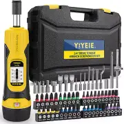 60Pcs Torque Screwdriver Wrench Set, 10-70 IN.LB, Inch Pound Torque Screwdriver