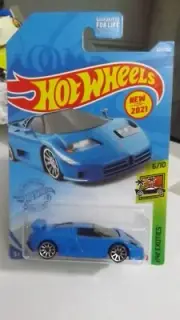 2021 Hotwheels Blue '94 Bugatti Eb110 SS HW Exotics 6/10 1/64 Scale