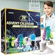 Advent Calendar 2024, Science Advent Calendar 2024 Kids, Science Kits with 24 Cool Experiments, Christmas Advent Calendar 2024, STEM Projects for Boys Girls Age 8-12