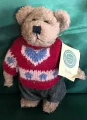 BOYDS COLLECTION PLUSH BEAR - FREDDY BEANBERGER - 10"