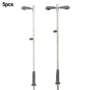 Pack of 5 LED Platform Lights for Model Railways OO HO Scale Enhance Realism