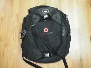 Ogio Squadron Laptop Backpack Padded Adjustable Black Logo NEW NWT