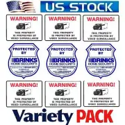 Brinks Home Security Cameras In Use Window Sticker Decal Signs Waterproof Vinyl